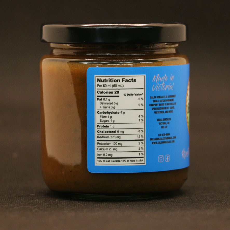 Nutritions of Roasted Garlic Salsa (Mild)